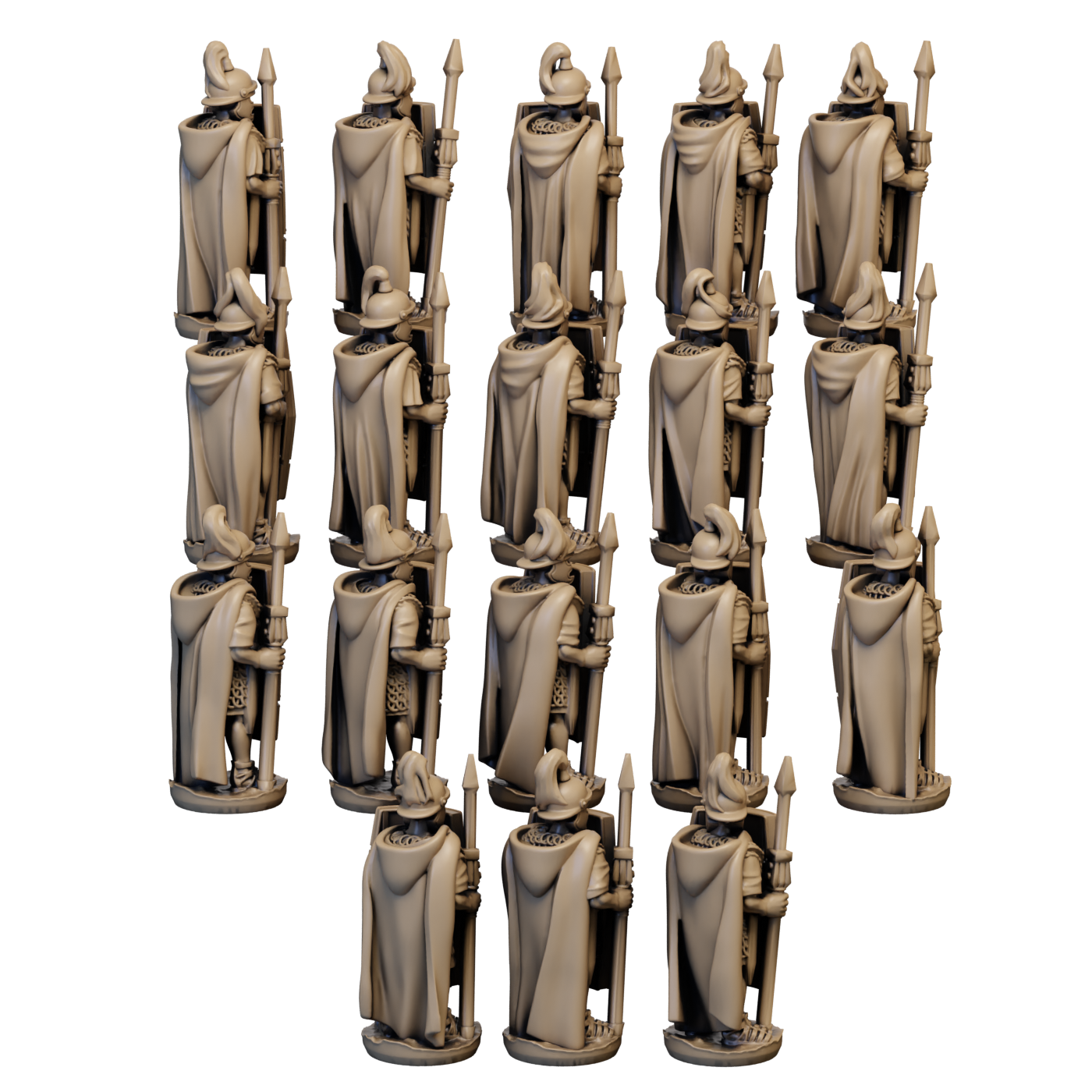 15mm Late Republic Roman Legionaries Standing Unit image 3