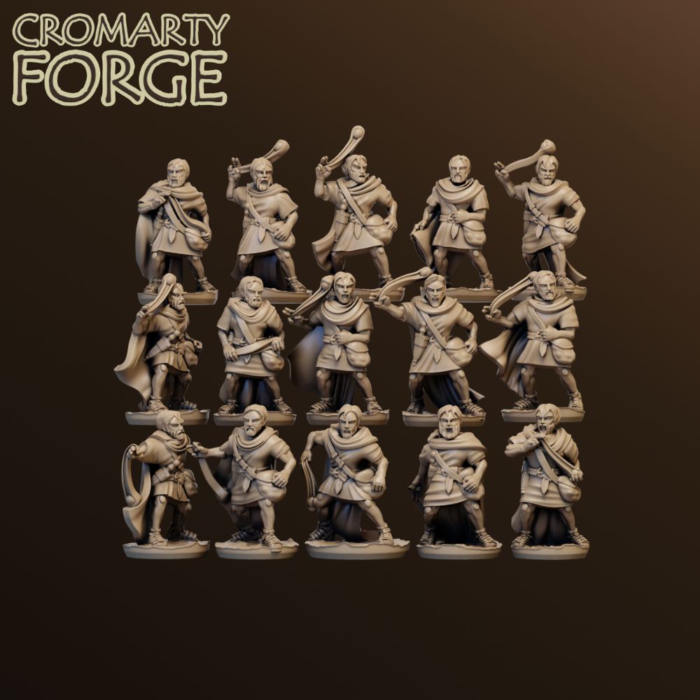 15mm Early Imperial Roman Slingers Small Unit image 0