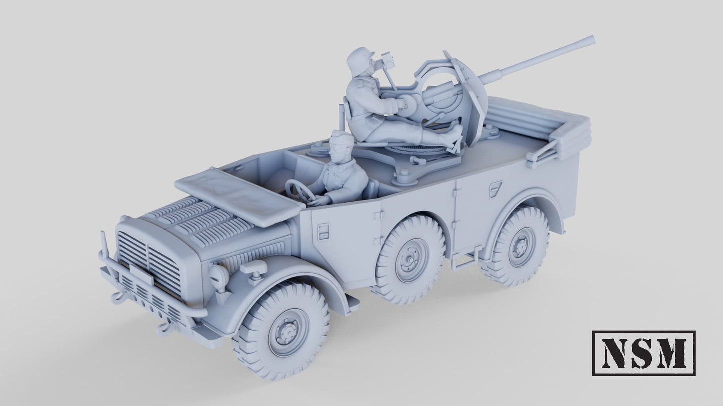 WW2 Horch heavy car with 2cm flak 06mm image 0