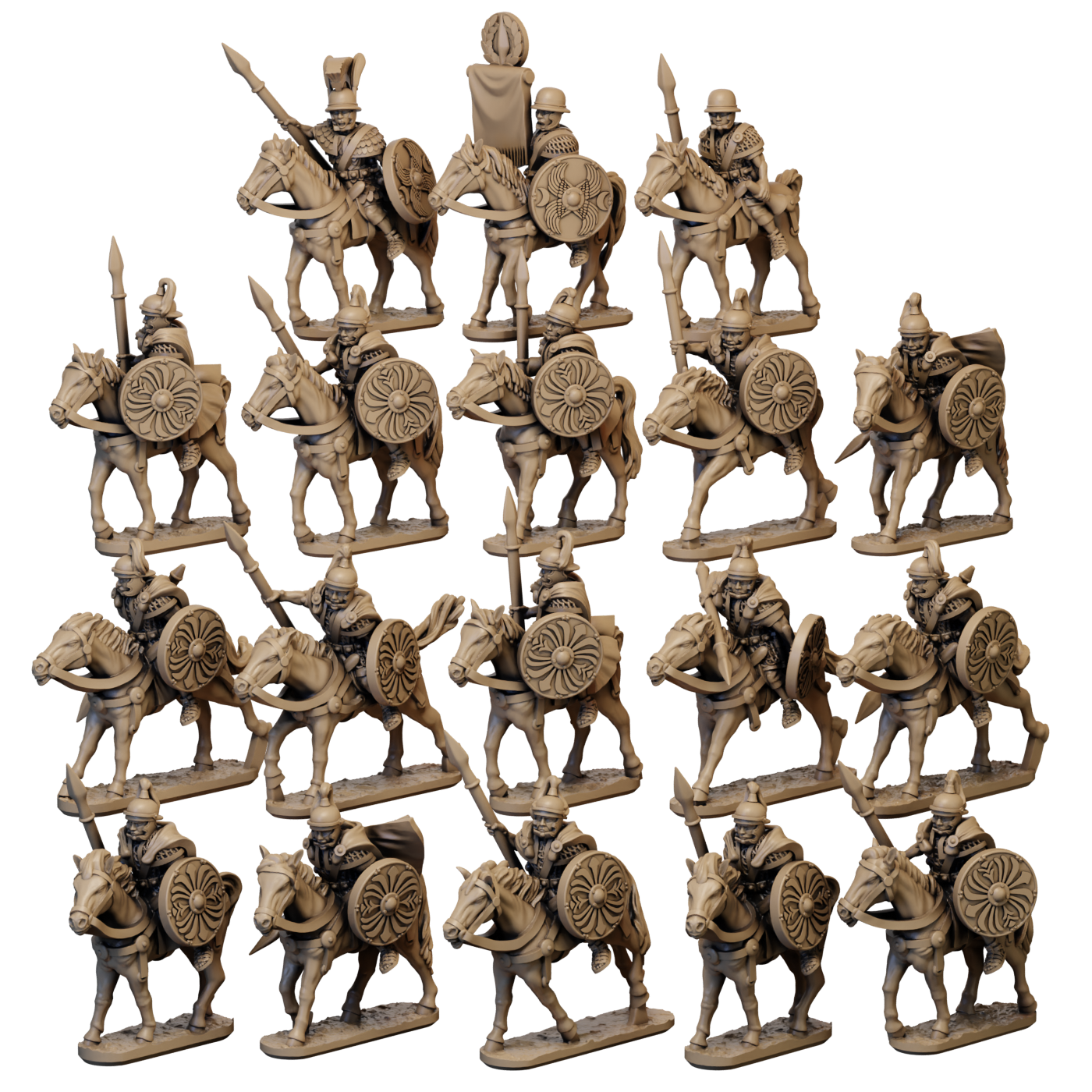 15mm Late Republic Roman Cavalry Unit image 0