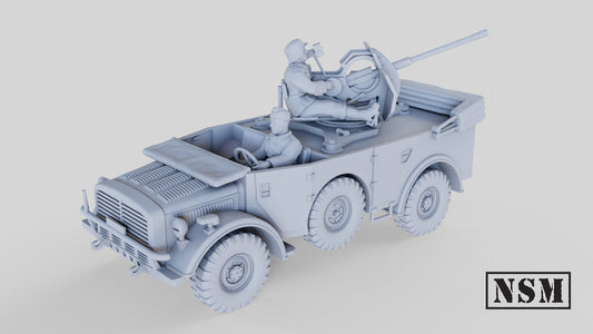 WW2 Horch heavy car with 2cm flak 12mm image 0