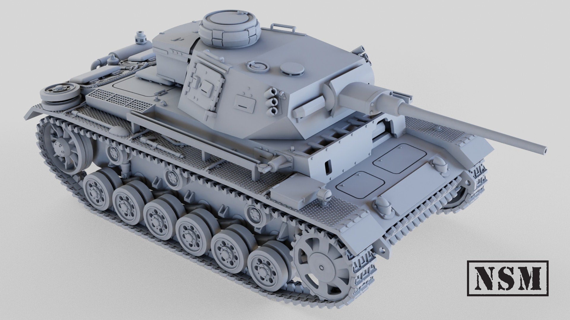 WW2 Panzer III 15mm image 0