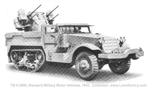 WW2 USA Europe M17 halftrack 12mm image 0