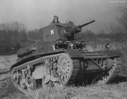 WW2 USA Europe M2A4 light tank 12mm image 0