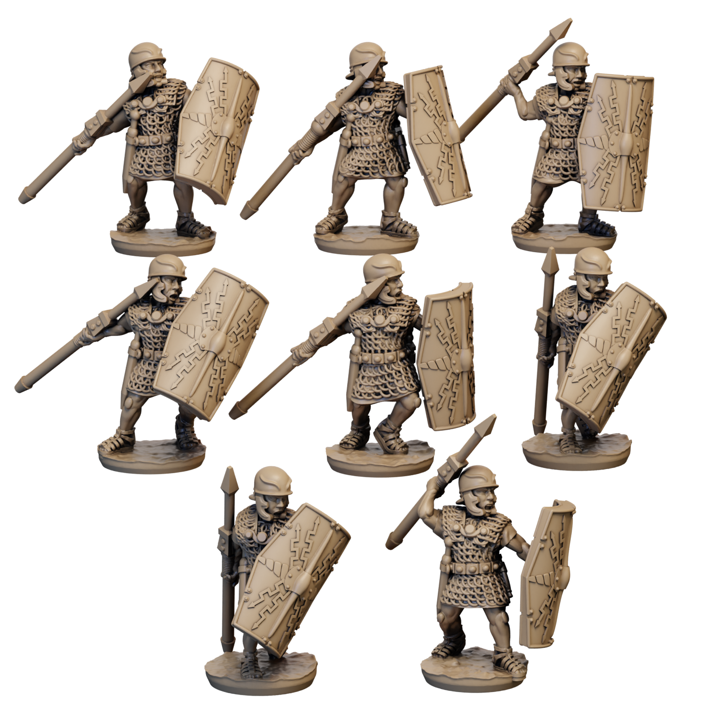 15mm Late Republic Roman Legionaries Throwing Pila Pack Breaker image 0